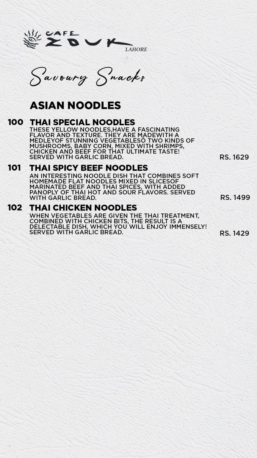 Café Zouk Lahore Menu Lahore Read 2024 Updated Café Zouk Lahore Menu