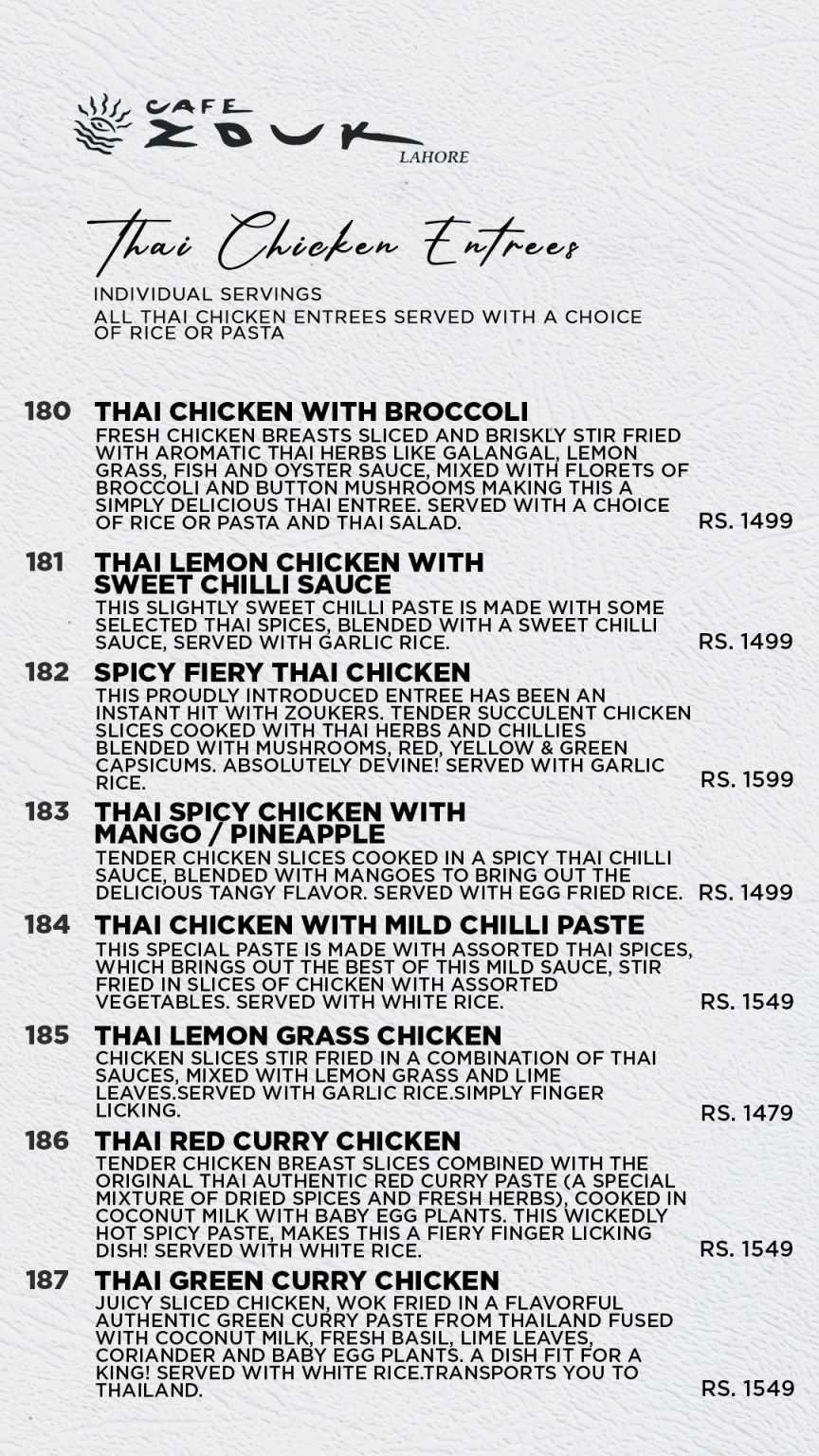 Café Zouk Lahore Menu Lahore Read 2024 Updated Café Zouk Lahore Menu