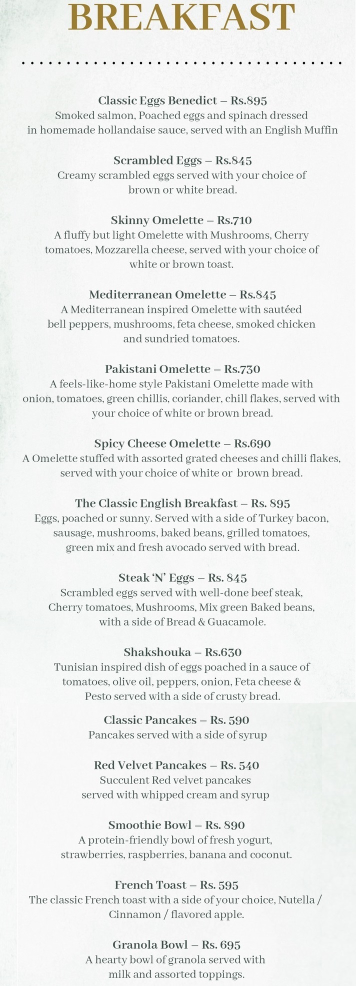 kopi restaurant menu page 2