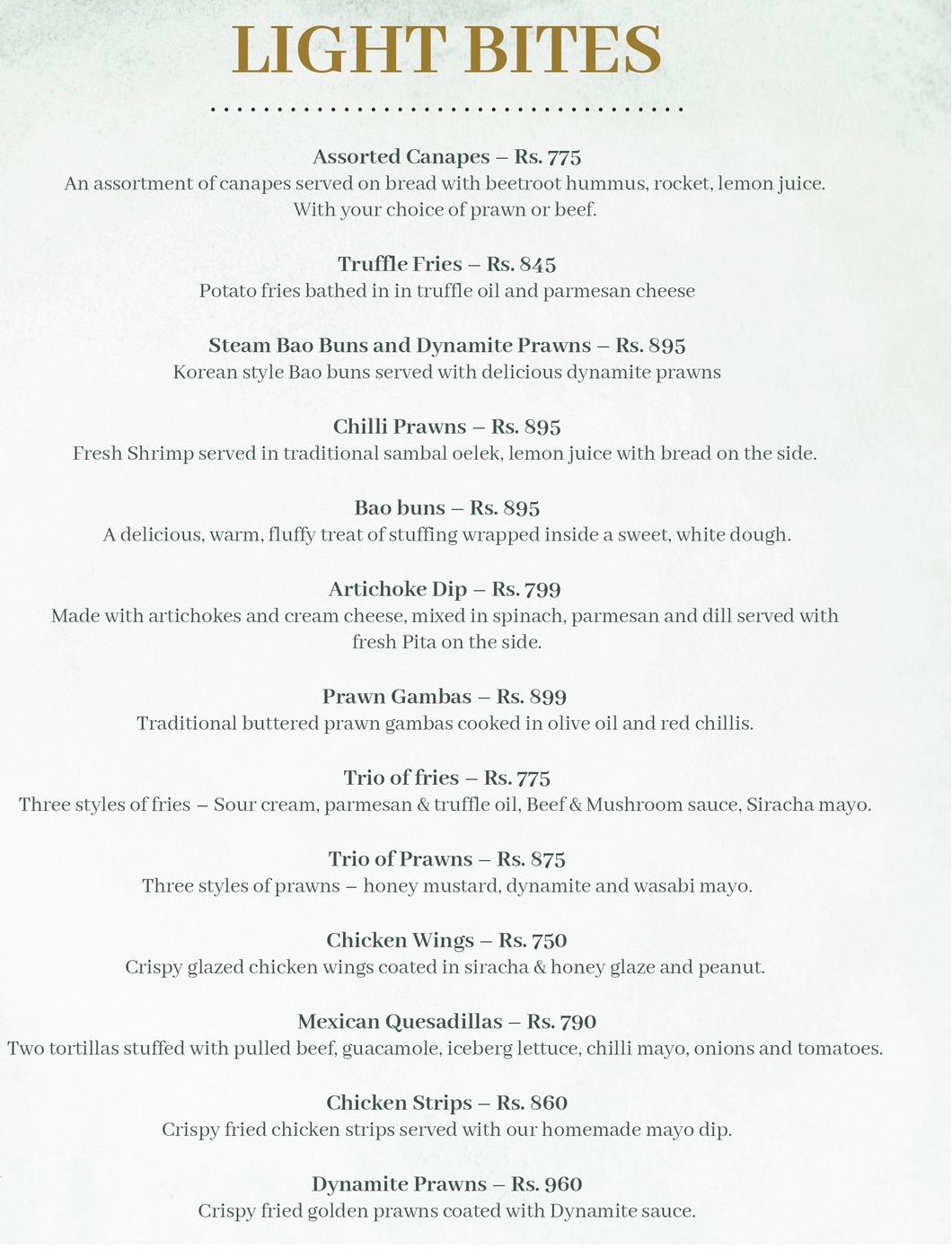 kopi restaurant menu page 3
